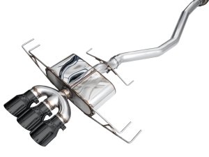 Acura Integra Performance Exhaust - AWE Tuning - Cat Back Touring - Triple Diamond Black - 2024+